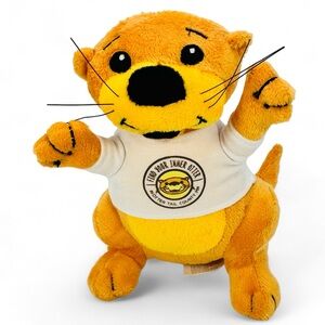 Otter Tail County MN Plush Otter Stuffed Animal Souvenir 6” 2020 W/tshirt.